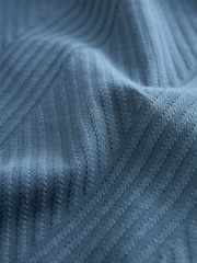 Blue Relaxed Fit Textured T-Shirt - Image 7 of 7