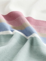 Ecru/Pastel Block 100% Cotton T-Shirt - Image 6 of 6