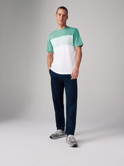 Sage Green Regular Fit Block 100% Cotton T-Shirt - Image 2 of 7