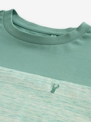 Sage Green Regular Fit Block 100% Cotton T-Shirt - Image 6 of 7