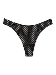 Victoria's Secret Black Dots Thong Knickers - Image 3 of 3