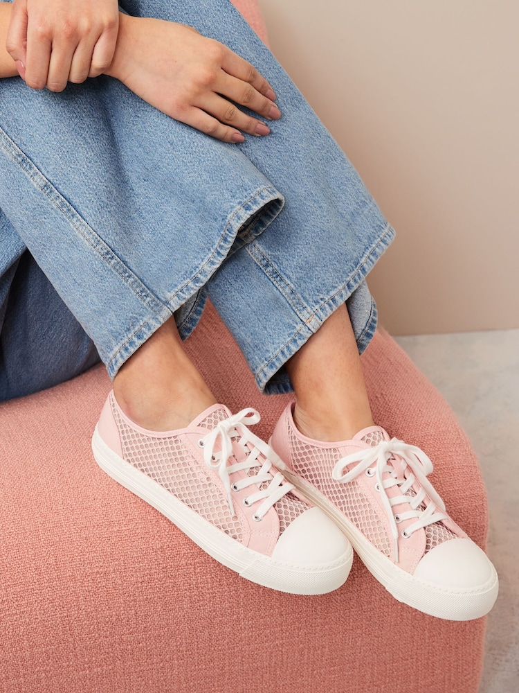 Pink Forever Comfort® Baseball Trainers - Image 1 of 5