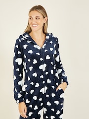 Yumi Blue Heart Super Soft All-In-One With Pockets - Image 3 of 6