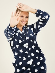Yumi Blue Heart Super Soft All-In-One With Pockets - Image 4 of 6
