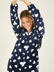 Yumi Blue Heart Super Soft All-In-One With Pockets - Image 5 of 6