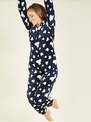 Yumi Blue Heart Super Soft All-In-One With Pockets - Image 6 of 6
