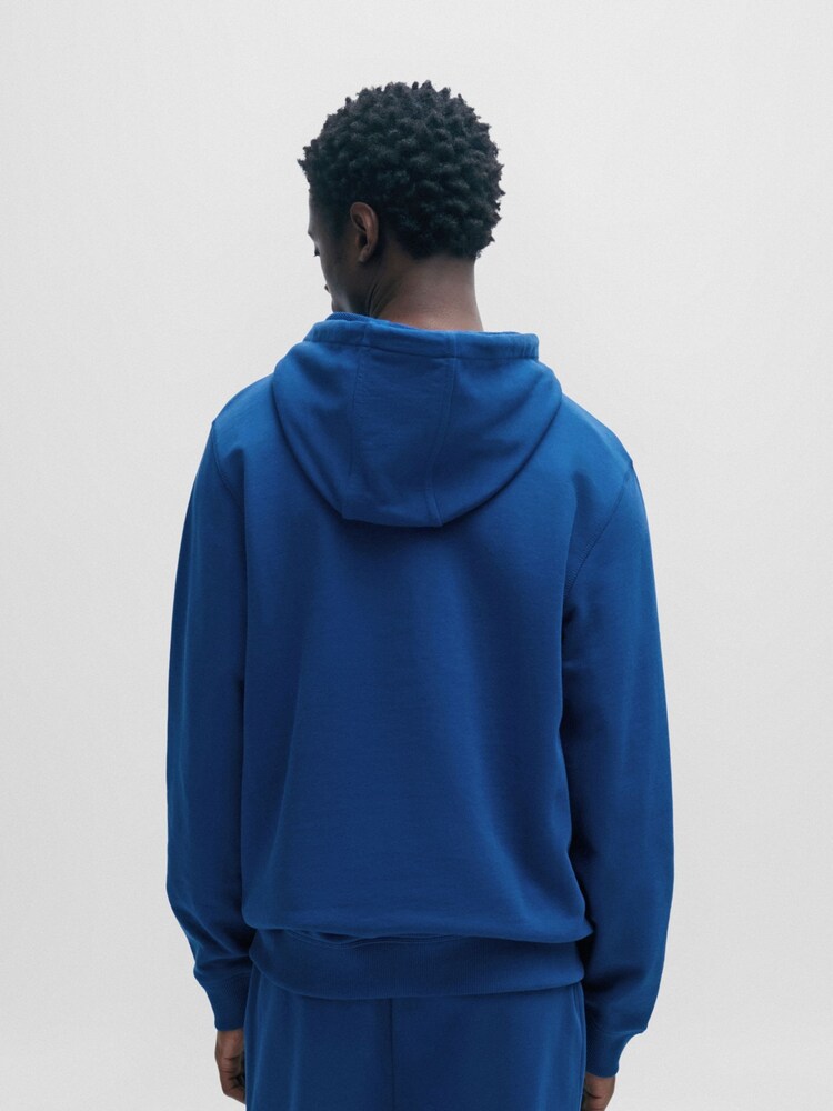 HUGO Box Logo Cotton Terry Hoodie - Image 2 of 5