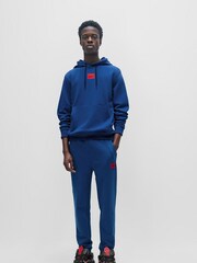 HUGO Box Logo Cotton Terry Hoodie - Image 3 of 5