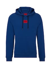 HUGO Box Logo Cotton Terry Hoodie - Image 5 of 5