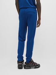 داكن أسود - HUGO 100% Cotton Logo Cuffed Joggers - صورة 2 من 6