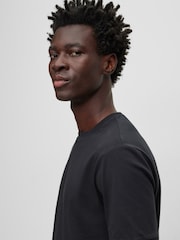 BOSS Black 100% Cotton Jersey Signature Stripe T-Shirt - Image 4 of 5