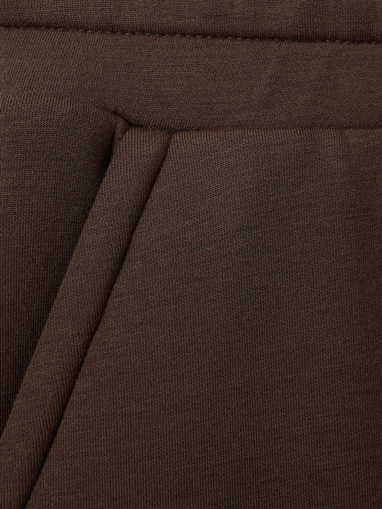 Reiss Chocolate Bernie Wide Leg Joggers - Image 6 of 6