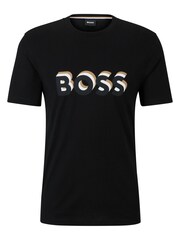 BOSS Black Regular Fit Enlarged Graphic Logo T-Shirt - Image 5 of 5