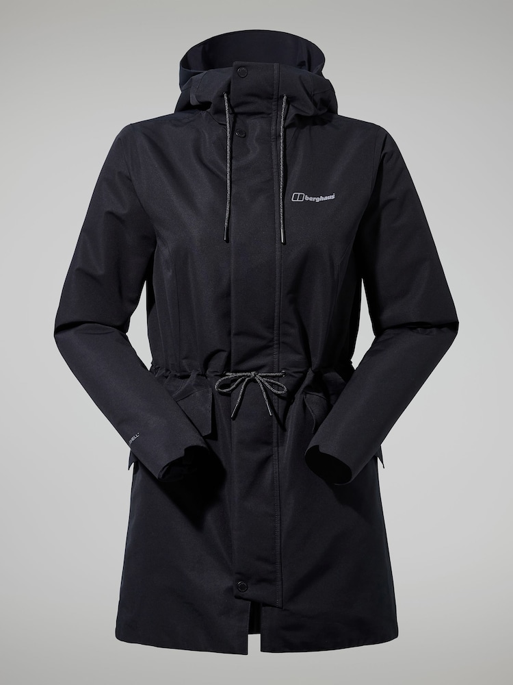 Berghaus Black Womens Foxghyll Hooded Waterproof Parka - Image 6 of 6