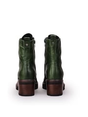 Moda In Pelle Bellzie Lace Up Leather Ankle Boots - Image 5 of 5