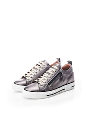 Moda in Pelle Brayleigh Hidden Wedge Trainers With Contrast Counter and Tassle Z - Image 2 of 4