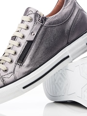 Moda in Pelle Brayleigh Hidden Wedge Trainers With Contrast Counter and Tassle Z - Image 4 of 4