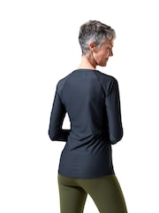 Berghaus Black 24/7 Womens Crew Long Sleeve Tech T-Shirt - Image 2 of 15