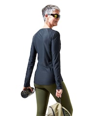 Berghaus Black 24/7 Womens Crew Long Sleeve Tech T-Shirt - Image 3 of 15
