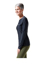 Berghaus Black 24/7 Womens Crew Long Sleeve Tech T-Shirt - Image 4 of 15