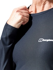 Berghaus Black 24/7 Womens Crew Long Sleeve Tech T-Shirt - Image 8 of 15