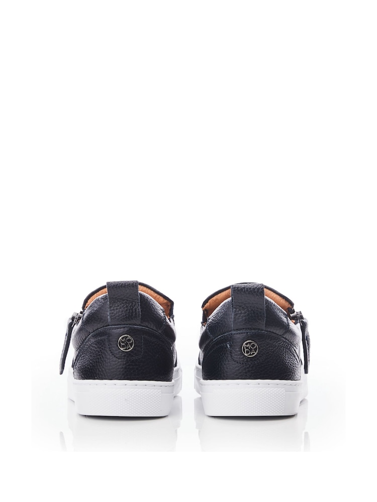 Moda in Pelle Bradly Slip-On Side Zip Trainers - Image 3 of 3