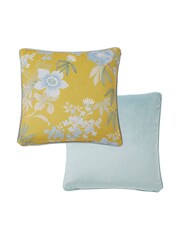 Graham & Brown Yellow Kimono Feather Filled Cushion - Image 3 of 4