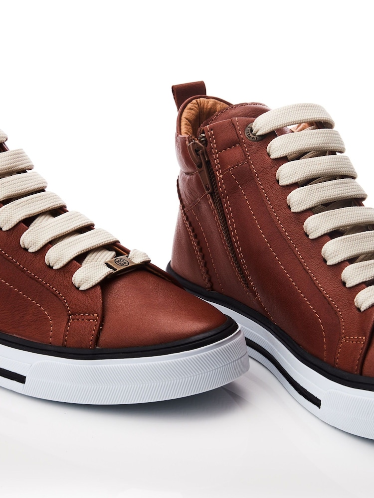 Moda in Pelle Blaize High Top Lace up Trainers - Image 4 of 4