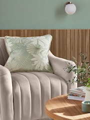 Graham & Brown Green Bohemia Feather Filled Cushion - Image 1 of 4