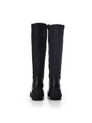 Moda in Pelle Harpette Crepe Wedge Long Side Zip Boots - Image 3 of 4