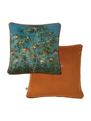Graham & Brown Blue Night Garden Feather Filled Cushion - Image 3 of 4