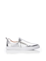 Moda in Pelle Bradly Slip-On Side Zip Trainers - Image 1 of 4