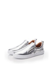 Moda in Pelle Bradly Slip-On Side Zip Trainers - Image 2 of 4