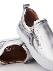 Moda in Pelle Bradly Slip-On Side Zip Trainers - Image 4 of 4