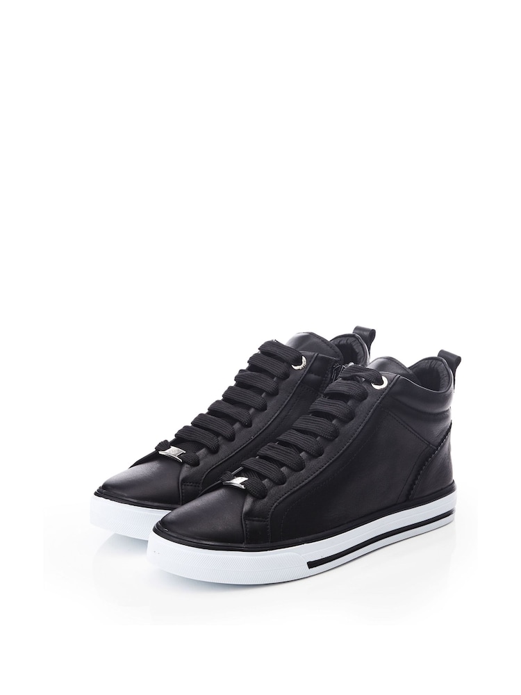 Moda in Pelle Blaize High Top Lace up Trainers - Image 2 of 4