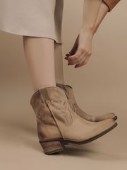 Moda in Pelle Bettsie Ankle Western Boots - Image 1 of 5