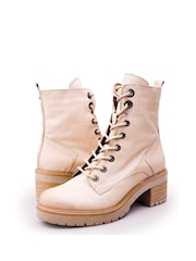Moda in Pelle Bellzie Lace Up Leather Ankle Boots - Image 4 of 5