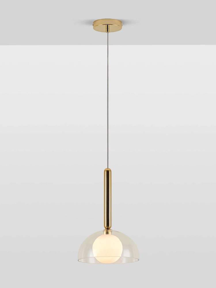 Houseof. Clear Glass Dome Ceiling Light - Image 1 of 4