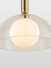 Houseof. Clear Glass Dome Ceiling Light - Image 3 of 4