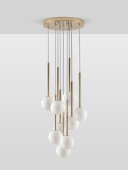 Houseof. Brass Opal Ball Cluster Light - Image 2 of 4