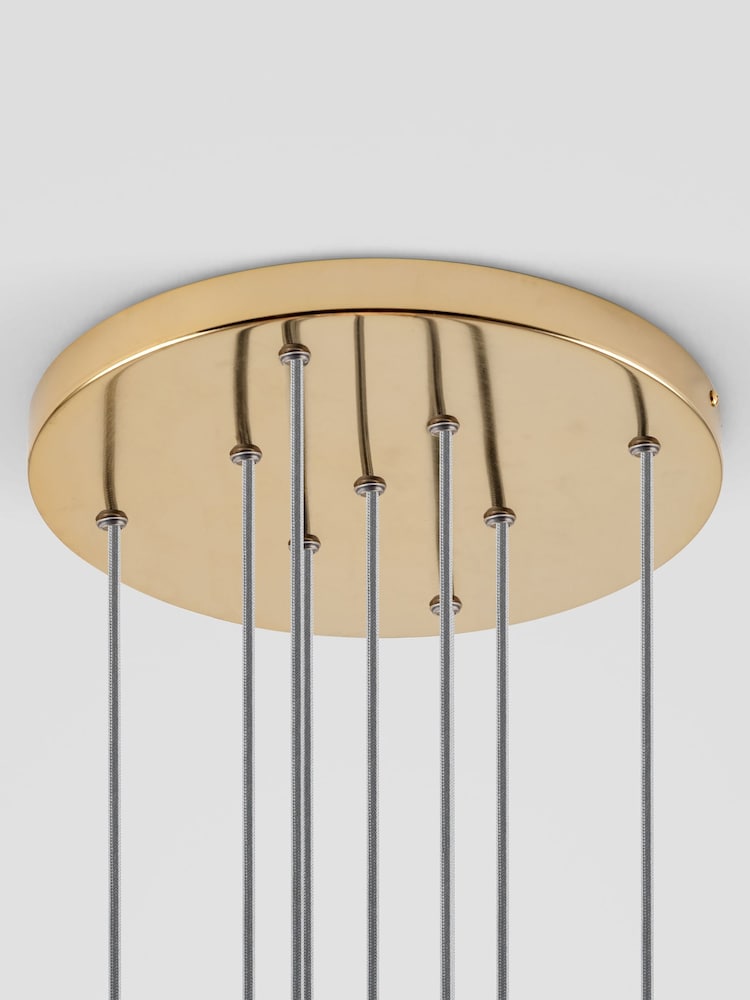 Houseof. Brass Opal Ball Cluster Light - Image 4 of 4