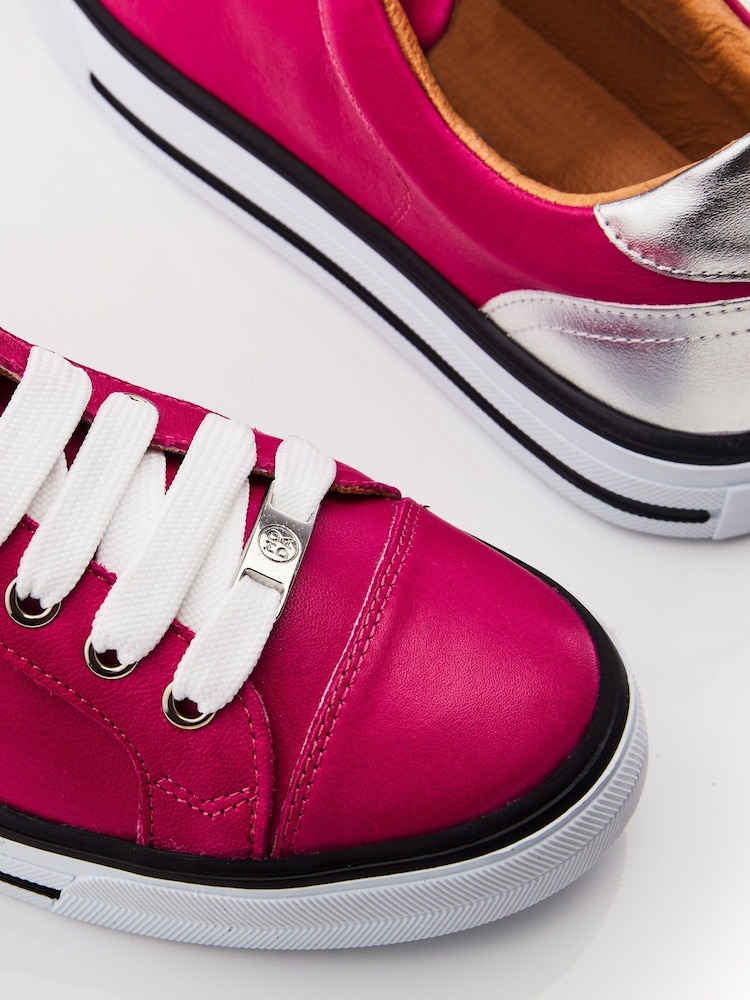 Moda in Pelle Slim Amor Sole Lace Up Trainers - Image 3 of 4