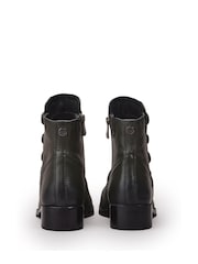 Moda in Pelle Bronwen Short Boots With Ruched Front and Side Buttons - Image 3 of 4
