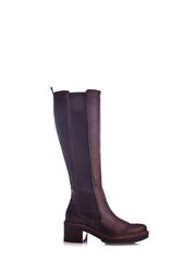 Moda in Pelle Linettie Long Chelsea Block Heel Boots - Image 1 of 4