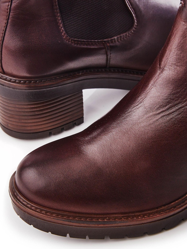 Moda in Pelle Linettie Long Chelsea Block Heel Boots - Image 4 of 4
