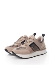 Moda in Pelle Addele Slab Sole Lace Up Trainers With Snake Pu - Image 3 of 4