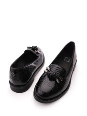 Moda in Pelle Elaina Chunky Knot Trim Clean Loafers - Image 4 of 4