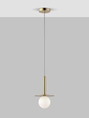 Houseof. Brass Plate Pendant Ceiling Light - Image 1 of 4