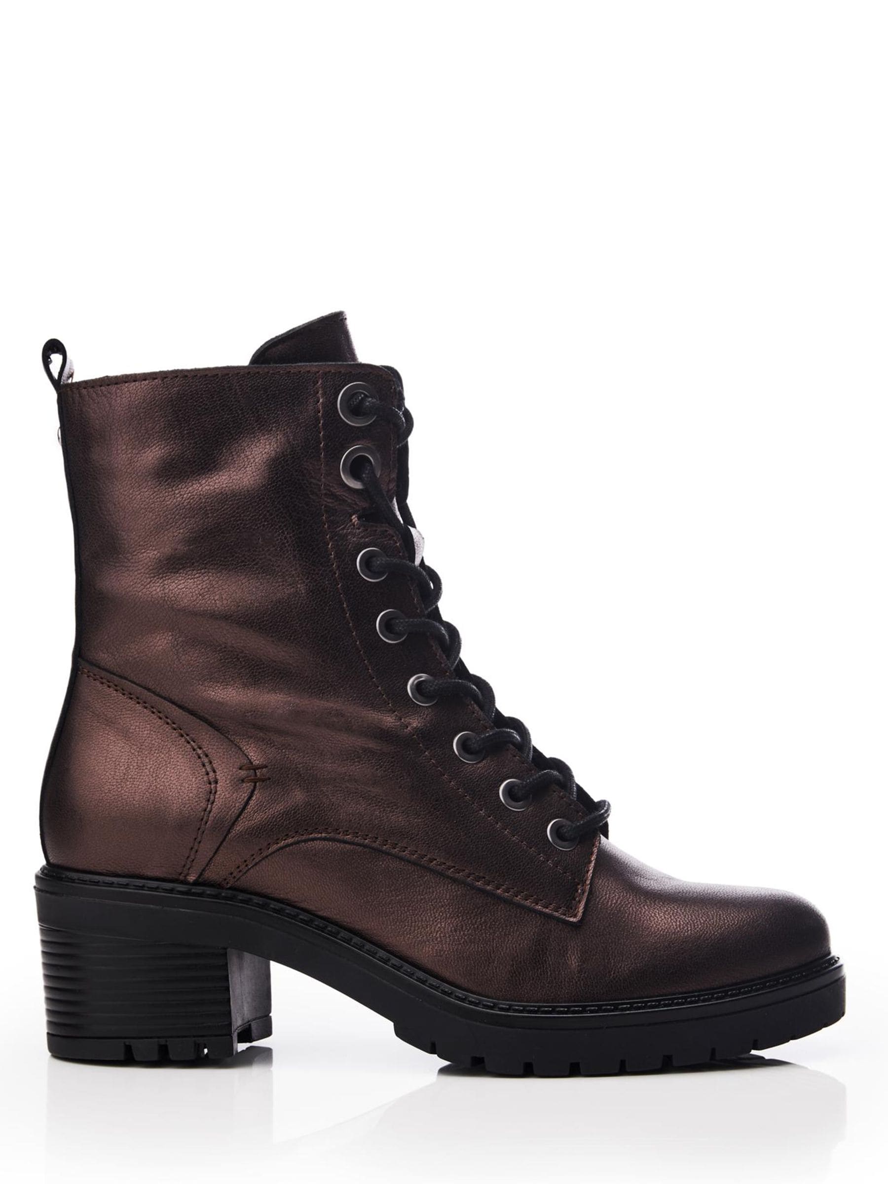 Buy Moda in Pelle Grey Bellzie Lace Up Leather Ankle Boots from Next France