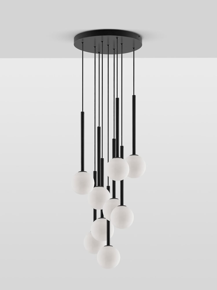 Houseof. Charcoal Grey Opal Ball Cluster Light - Image 2 of 4